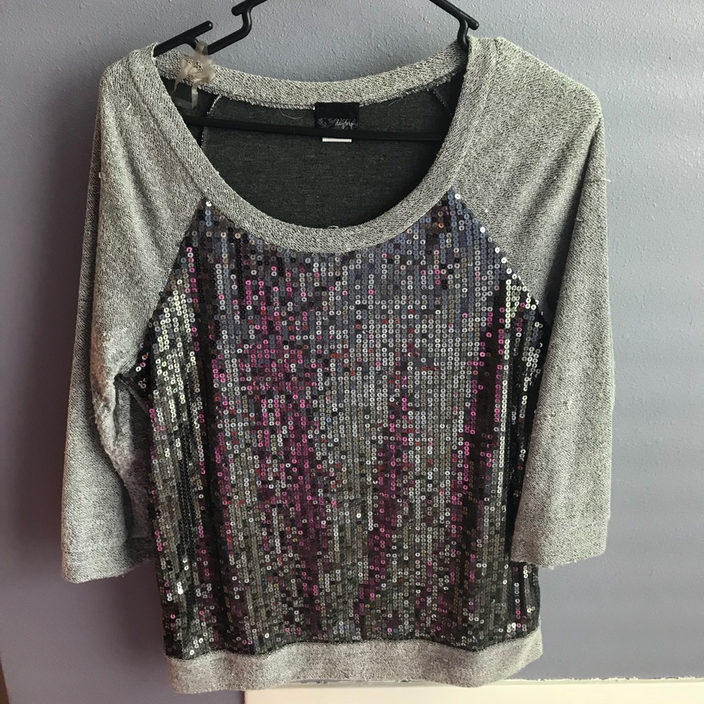 Sequin sweater